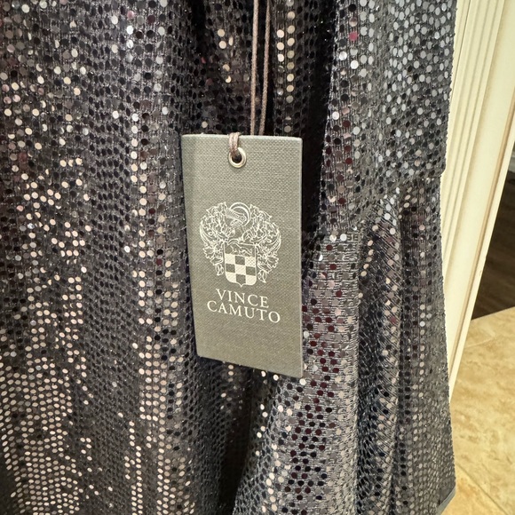 Silver Sequin Bell Sleeve Top - Picture 14 of 16